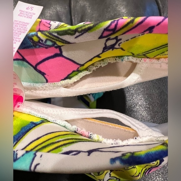 Women’s Victoria Secret Colorful Halter Bikini Top Size Small - Picture 8 of 9